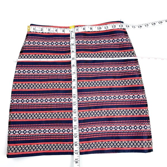 ANN TAYLOR LOFT | Mini Boho Pencil Skirt - Picture 6 of 12